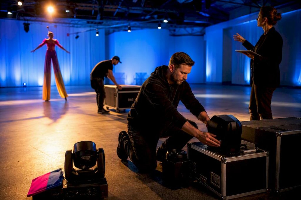 Eventteam für professionelle Veranstaltungsproduktion